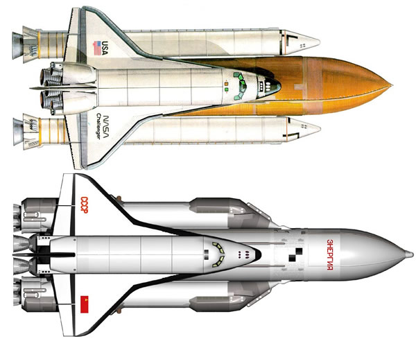 Buran and Space Shuttle comparison