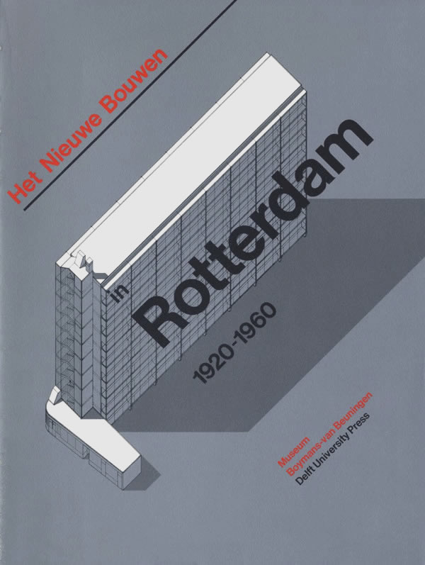 Het Nieuwe Bouwen in Rotterdam, book jacket