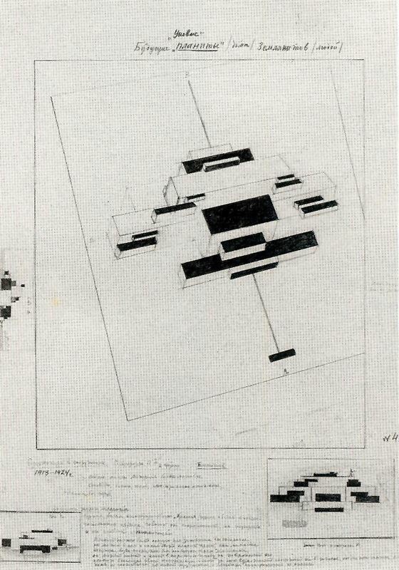 Malevich - Future Planits, Houses for Earth Dwellers